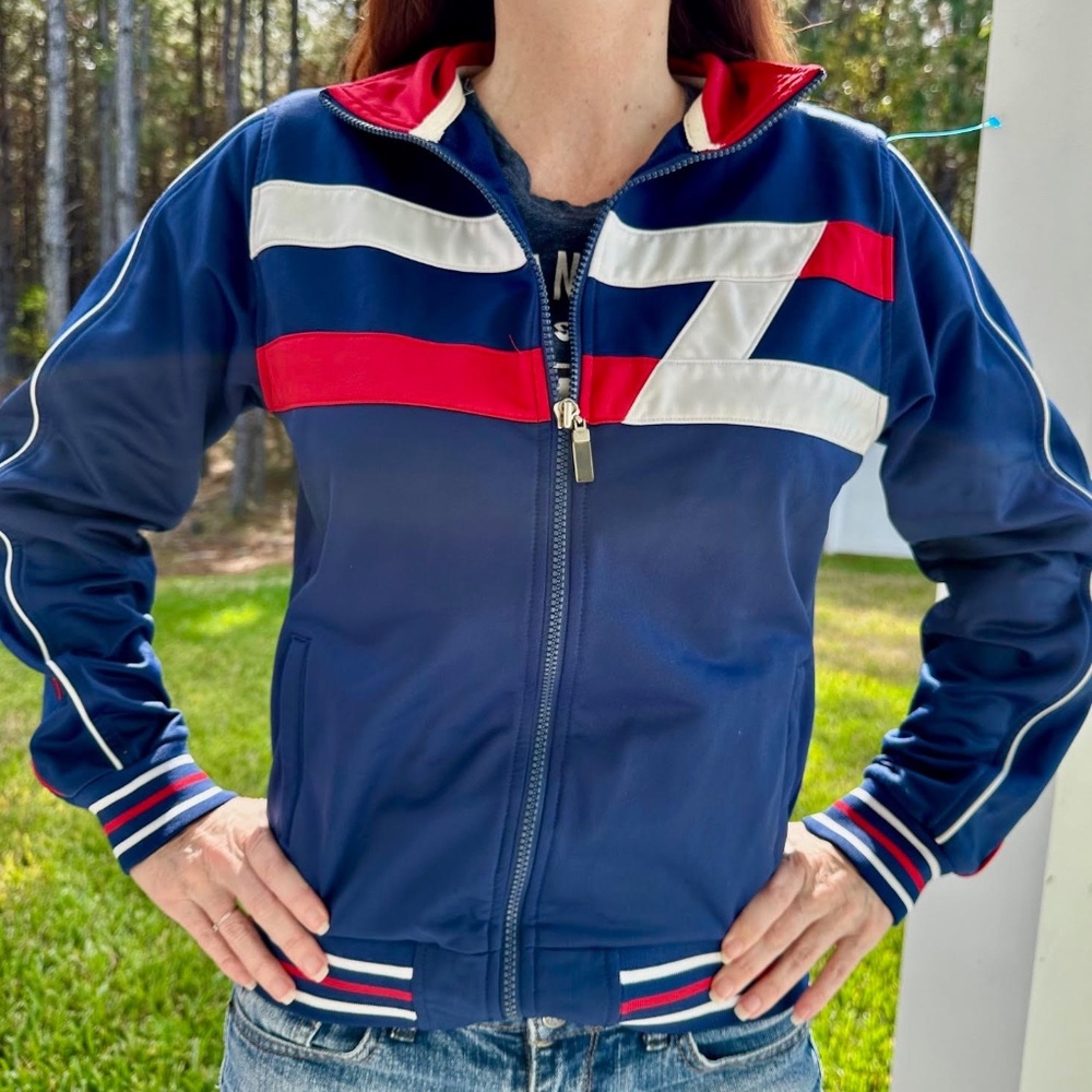 Vintage Track R.LAB Jacket Rare Find Top Quality Stitched Throughout Women's Med